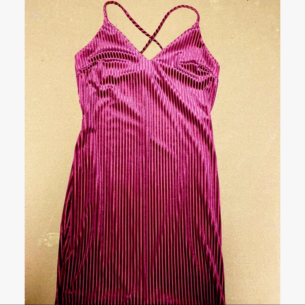 Mini Dark Purple Dress